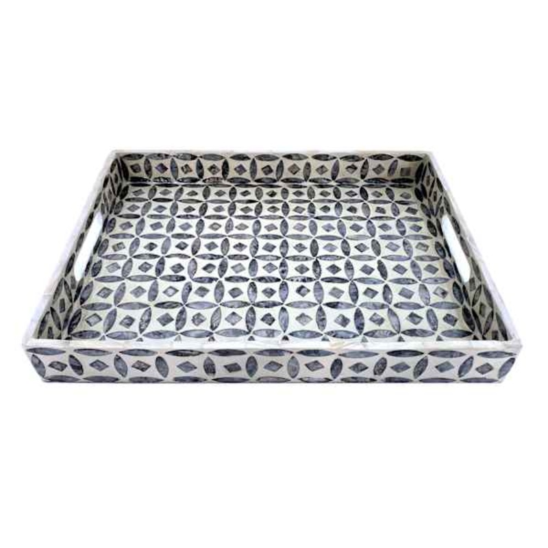 Tracey Boyd Capiz Decorative Tray, 16×12