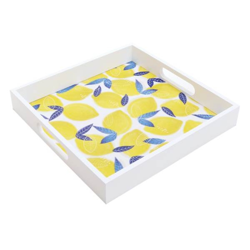 Tracey Boyd Lemon Decorative Tray, 12″