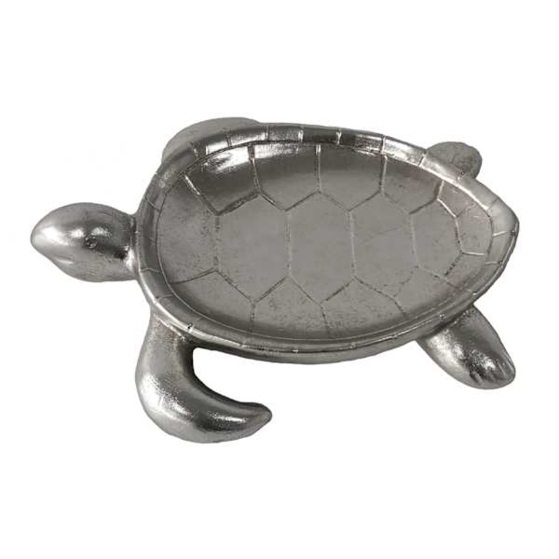 Ty Pennington Metallic Sea Turtle Decorative Plate, 8.5″
