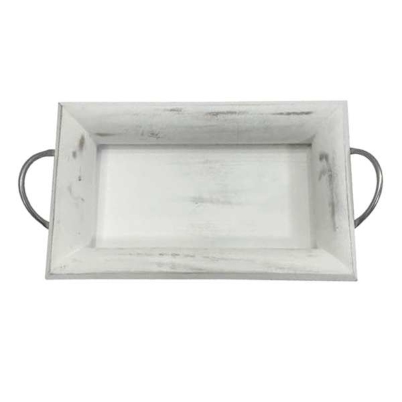 Ty Pennington Natural Wood Decorative Tray, 20″