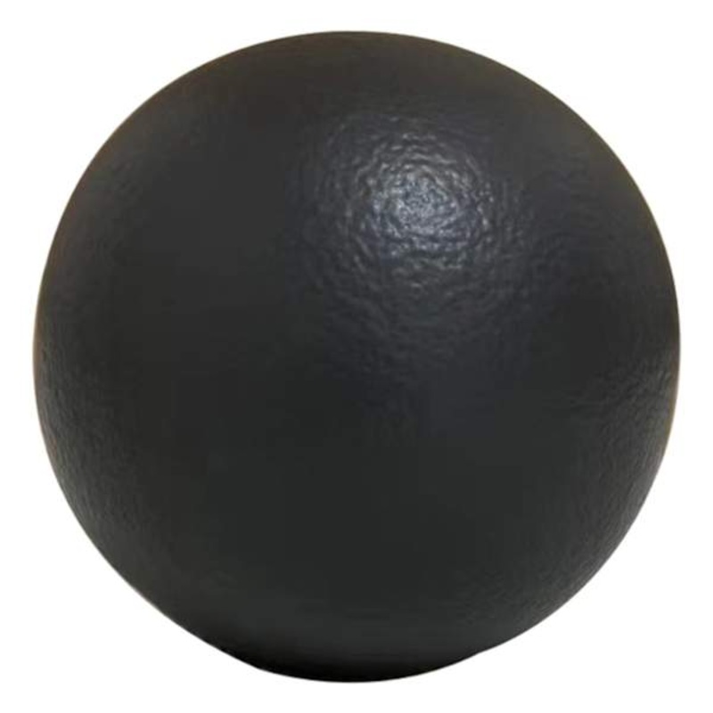 Black Ceramic Orb, 4″