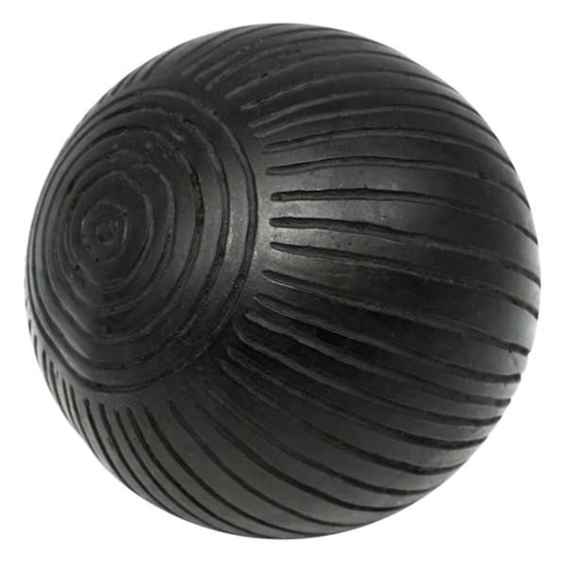 Black Decorative Sphere, 4″