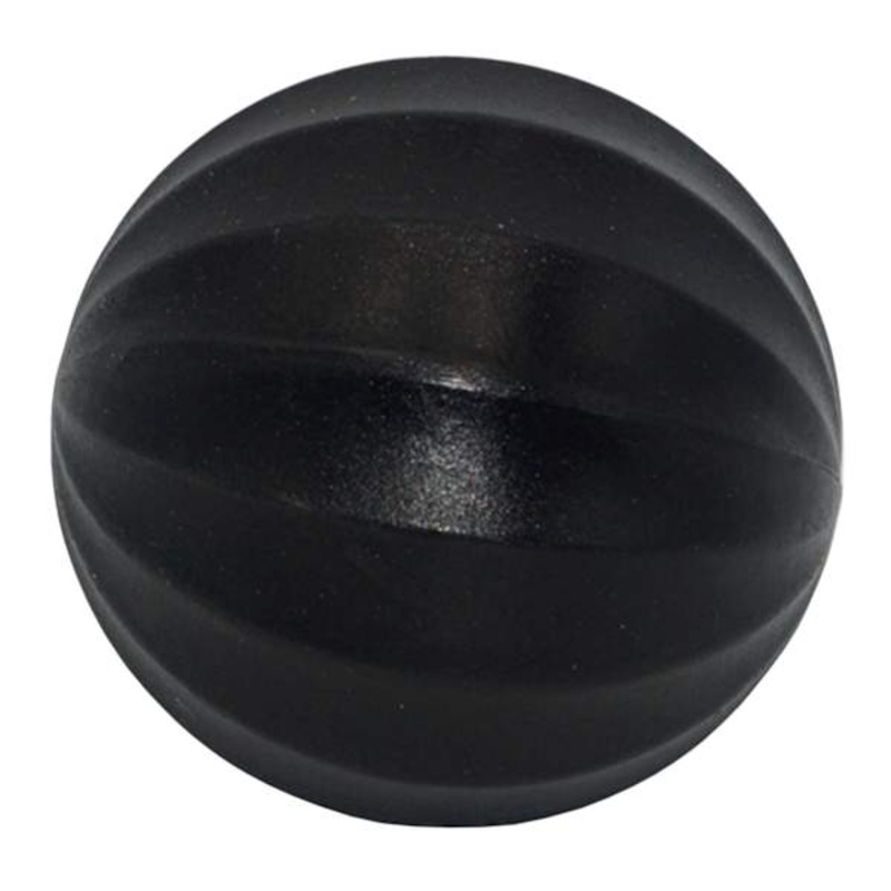 Black Wood Decorative Ball, 4″