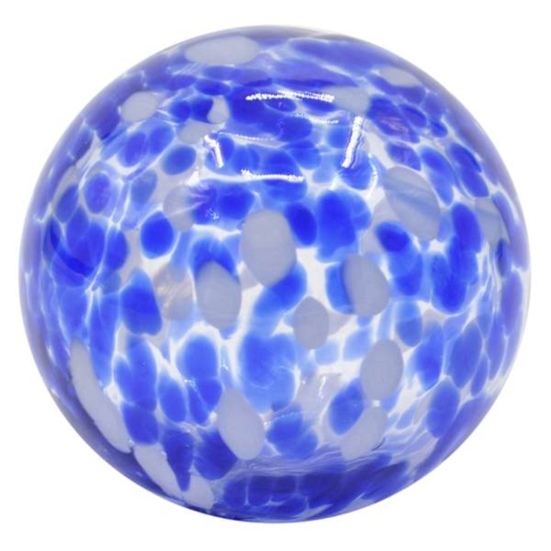 Blue Haze Glass Sphere, 4.5″