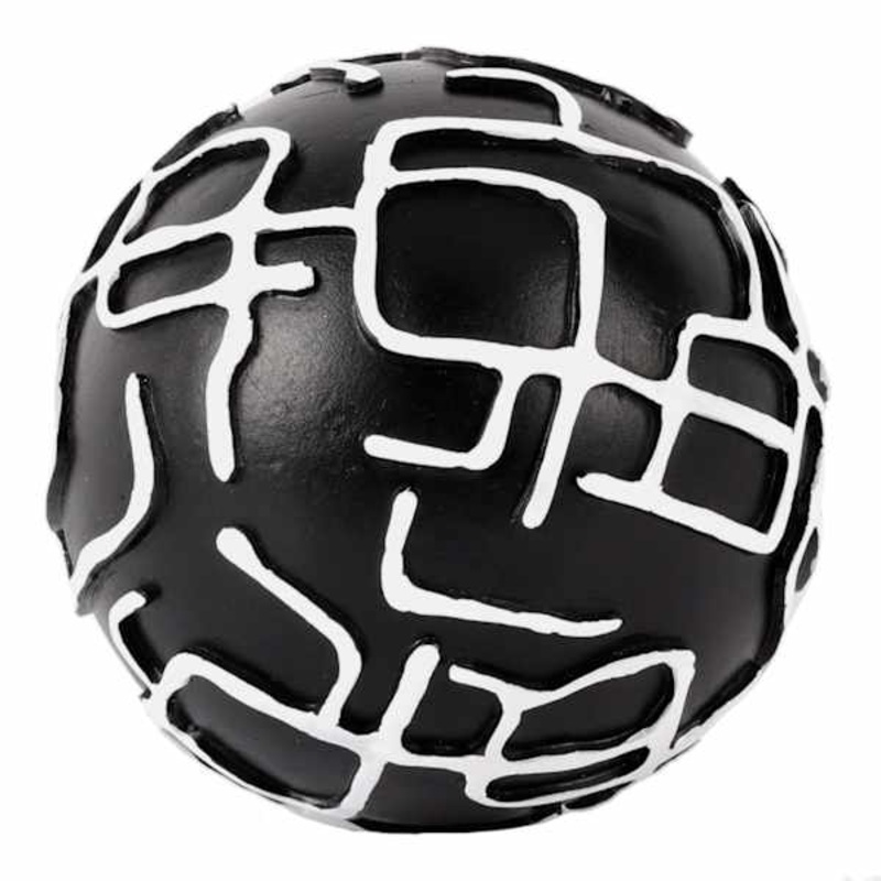 Crosby St. Black & White Artistic Sphere, 4″