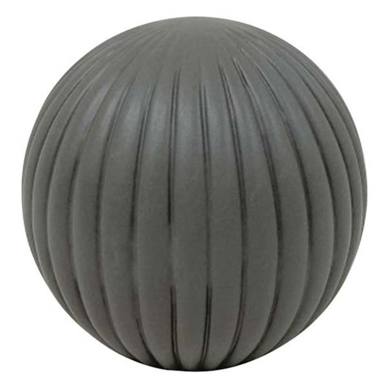 Crosby St. Brown Ceramic Orb, 4″