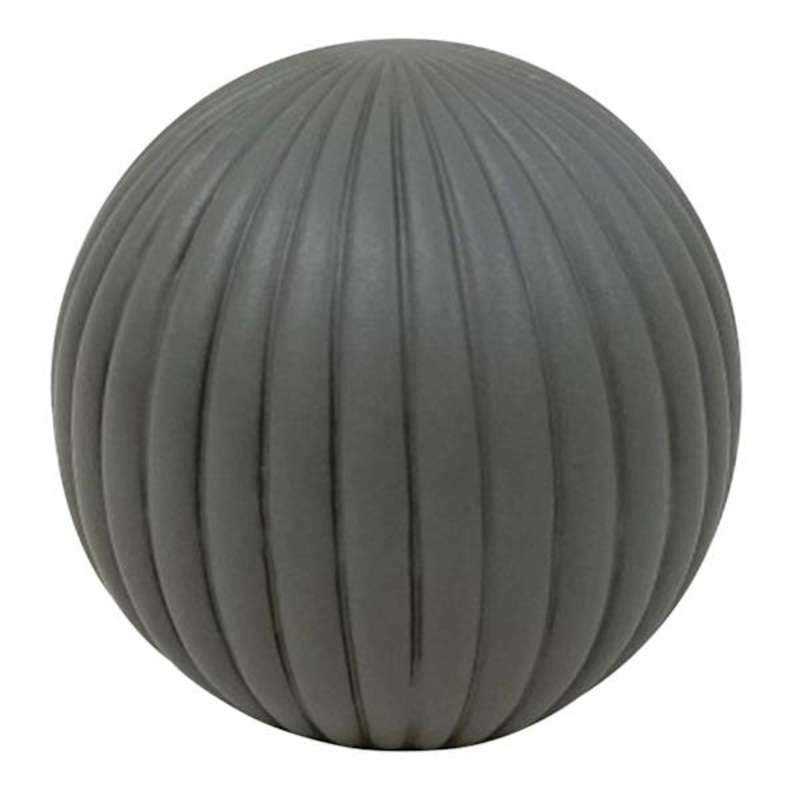 Crosby St. Brown Ceramic Orb, 4.8″