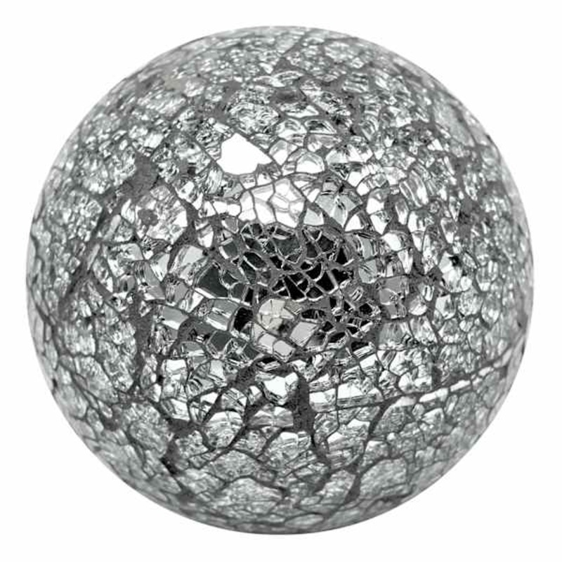 Crushed Mirror Mosaic Sphere, 4″