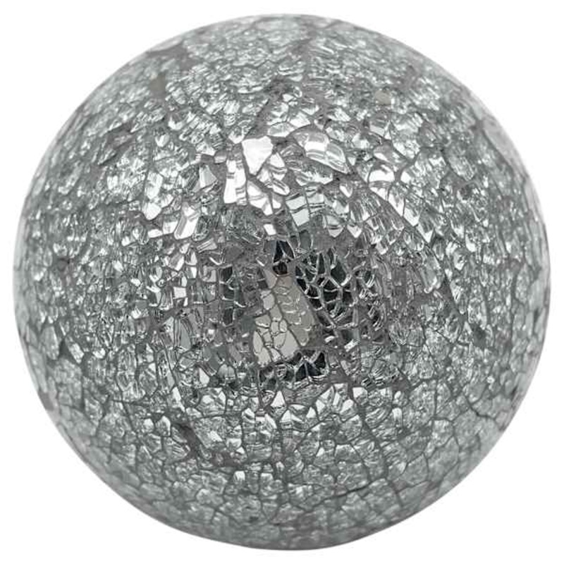 Crushed Mosaic Mirror Sphere, 5″