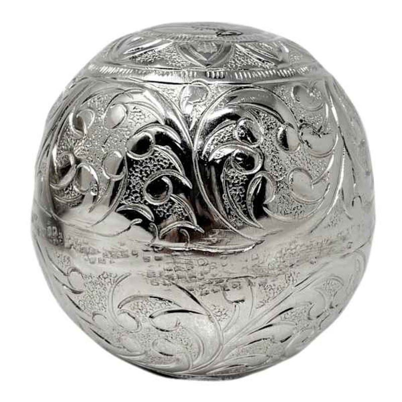 Found & Fable Metal Orb, 4″