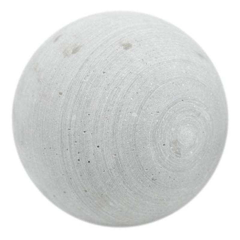 Grey Round Figurals Decor, 5″