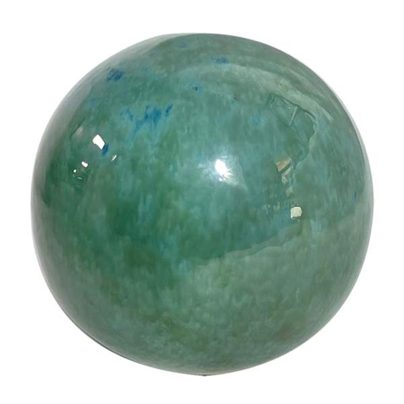Tracey Boyd Green Ceramic Sphere, 6″