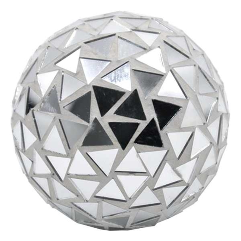 Triangular Mosaic Mirror Ball, 4″