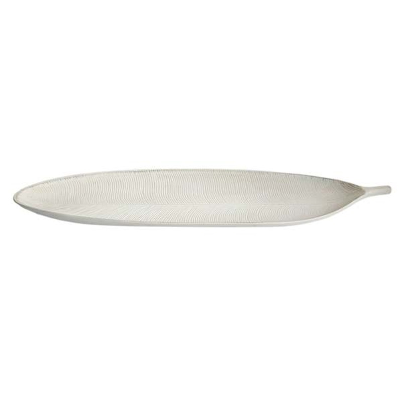 White Faux Wood Tray, 23×9