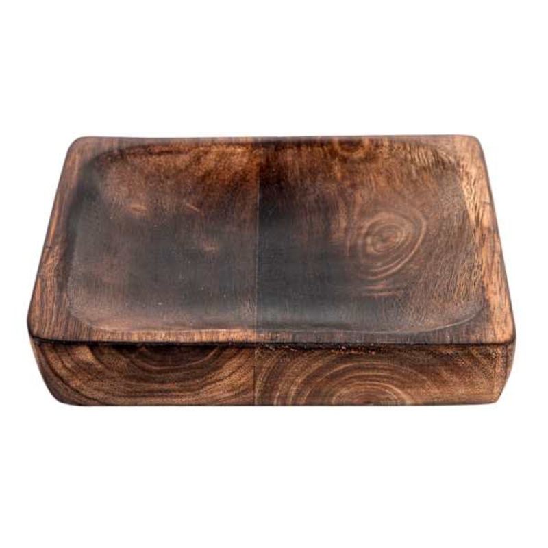 Wood Trinket Tray, 6″