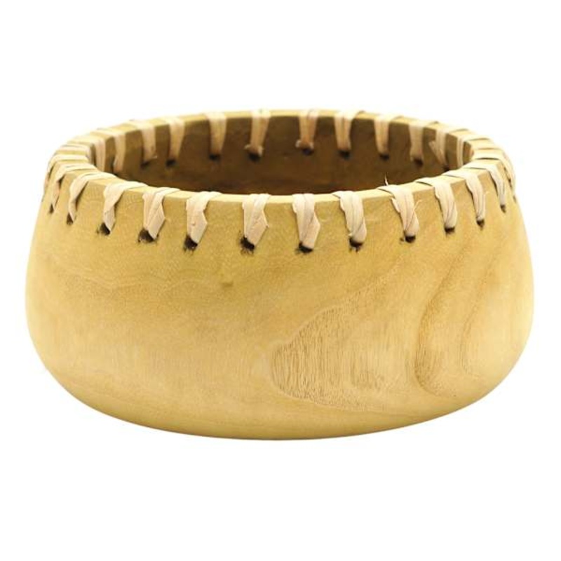 Wood & Weave Decorative Bowl, 11×5