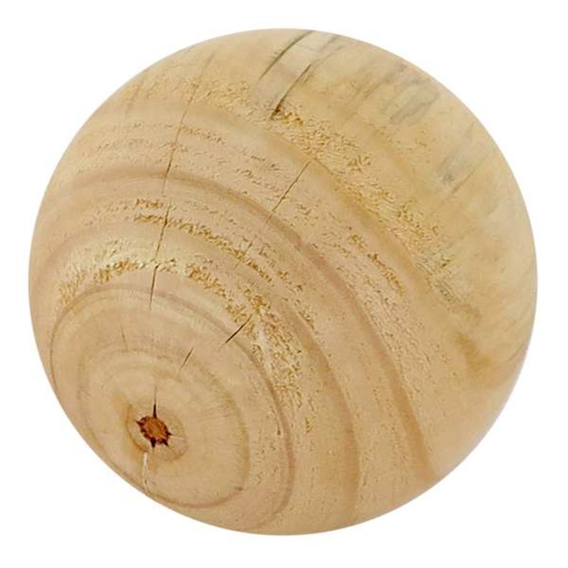Wooden Decorative Ball, 5″