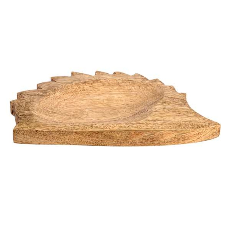 Wooden Hedgehog Trinket Tray, 8×5