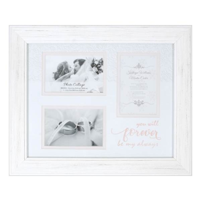 4-Opening Wedding Tabletop Picture Frame, 17×14