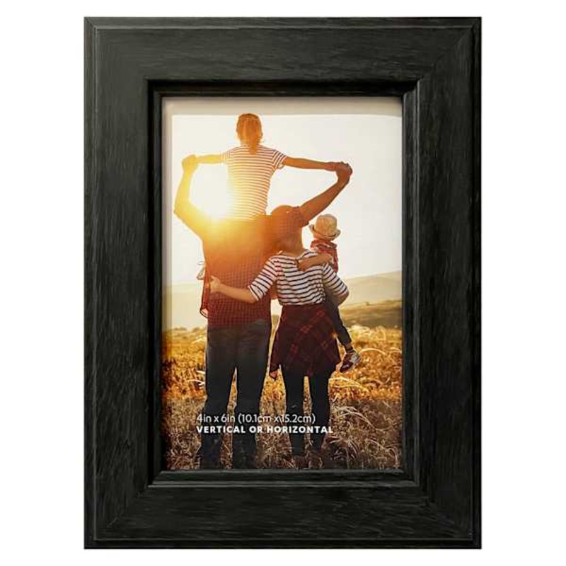 Barnwood Black Picture Frame, 4×6