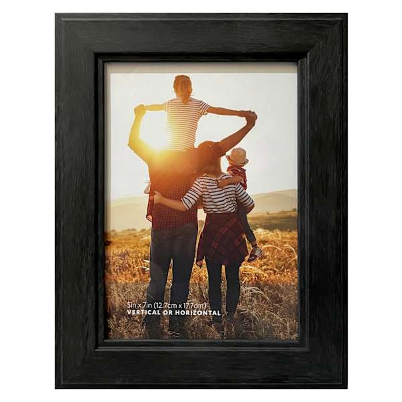 Barnwood Black Tabletop Picture Frame, 5×7