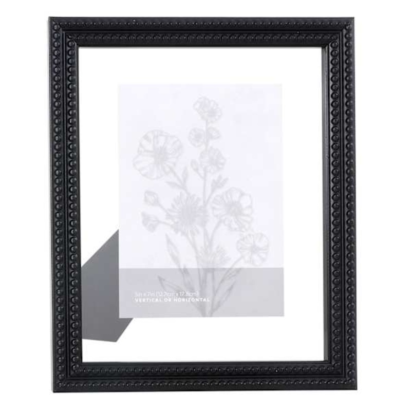 Black Beaded Float Tabletop Picture Frame, 8×10