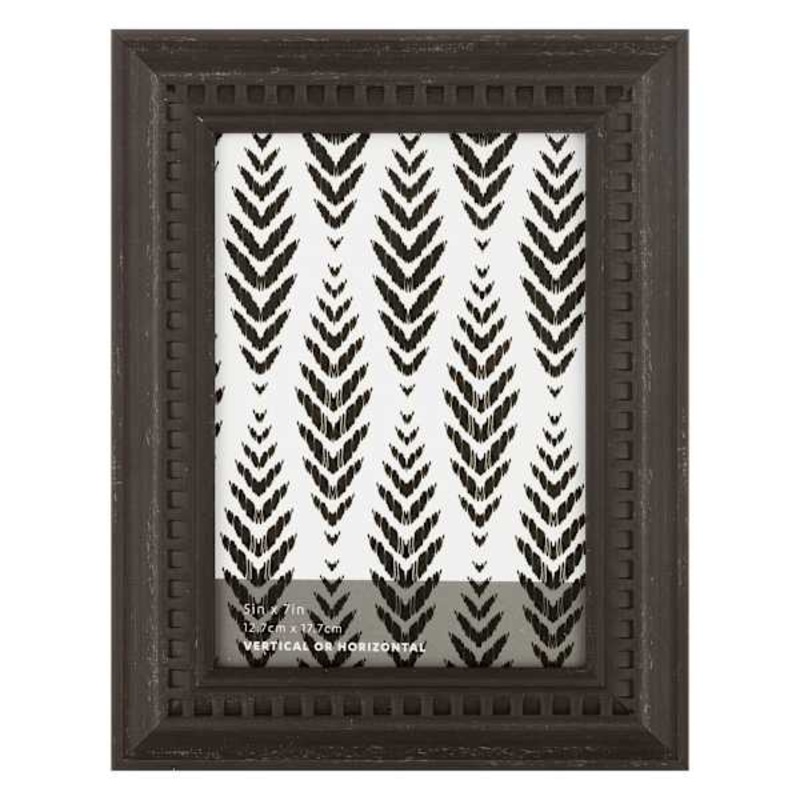 Black Beaded Tabletop Picture Frame, 5×7
