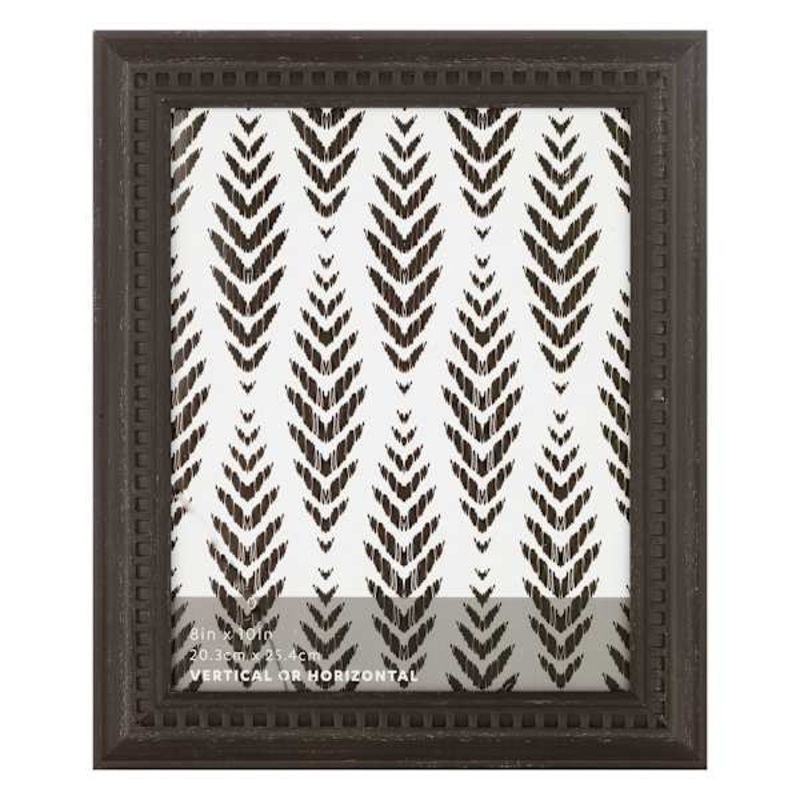 Black Beaded Tabletop Picture Frame, 8×10