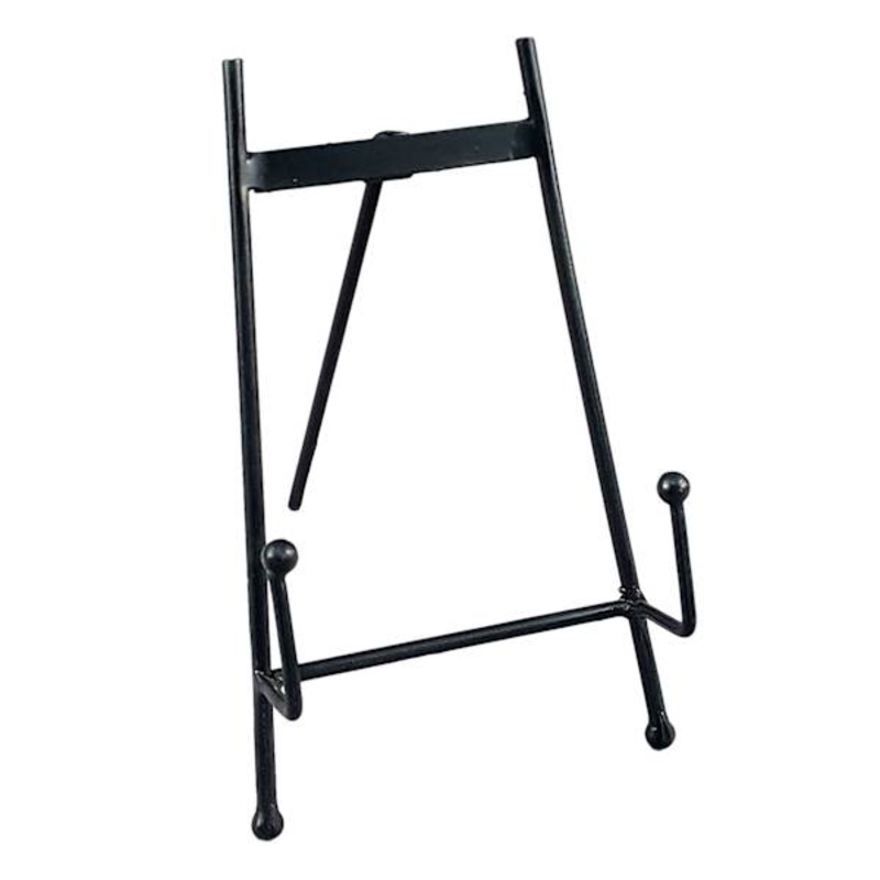 Black Collapsible Square Easel, 7″