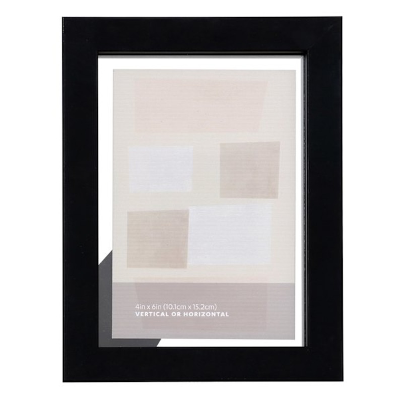 Black Float Tabletop Picture Frame, 5×7