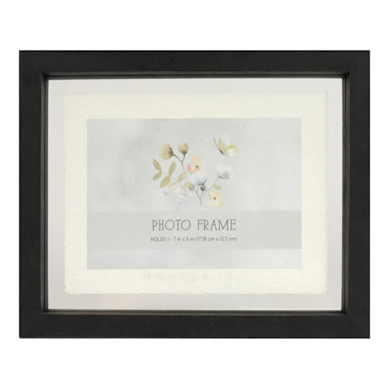 Black Floating Tabletop Picture Frame, 5×7