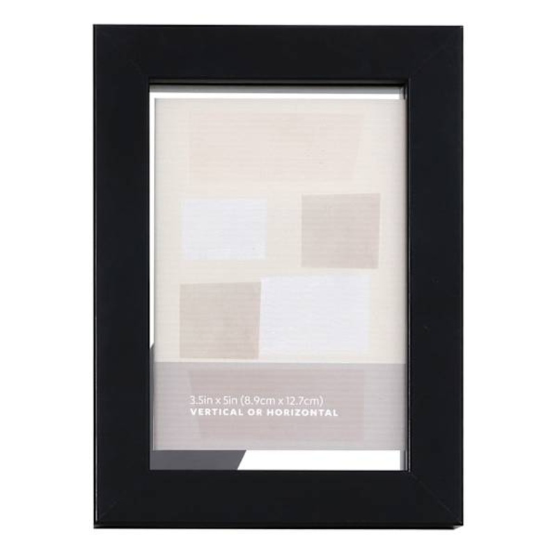 Black Tabletop Float Picture Frame, 4×6