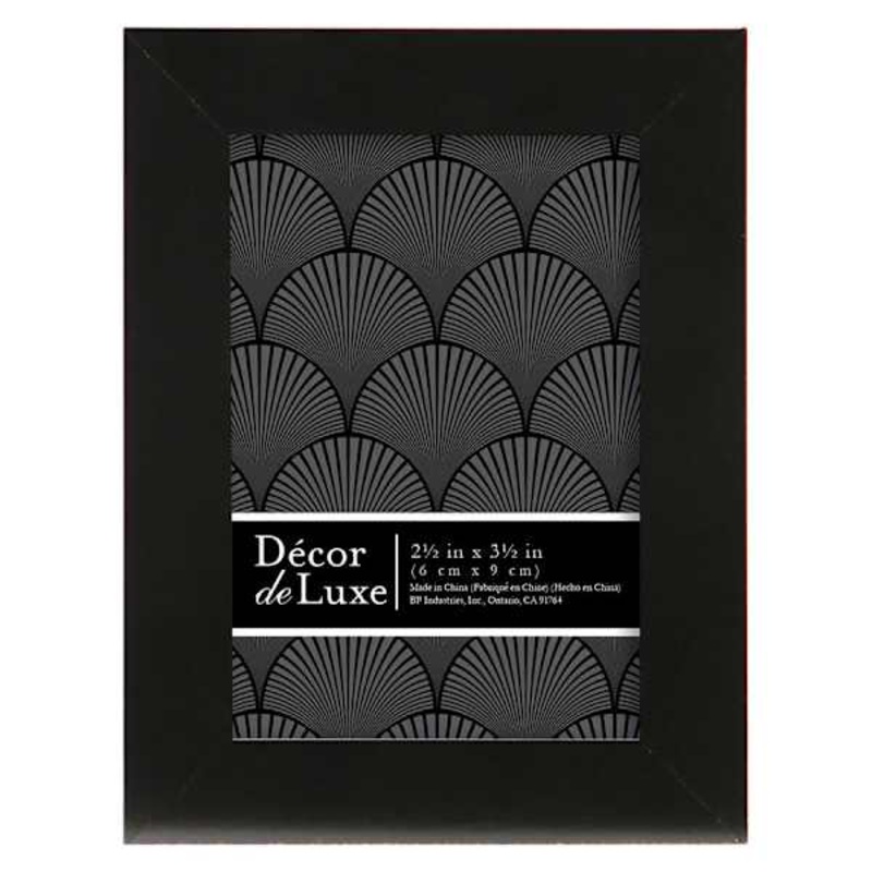 Black Tabletop Picture Frame, 2.5×3.5