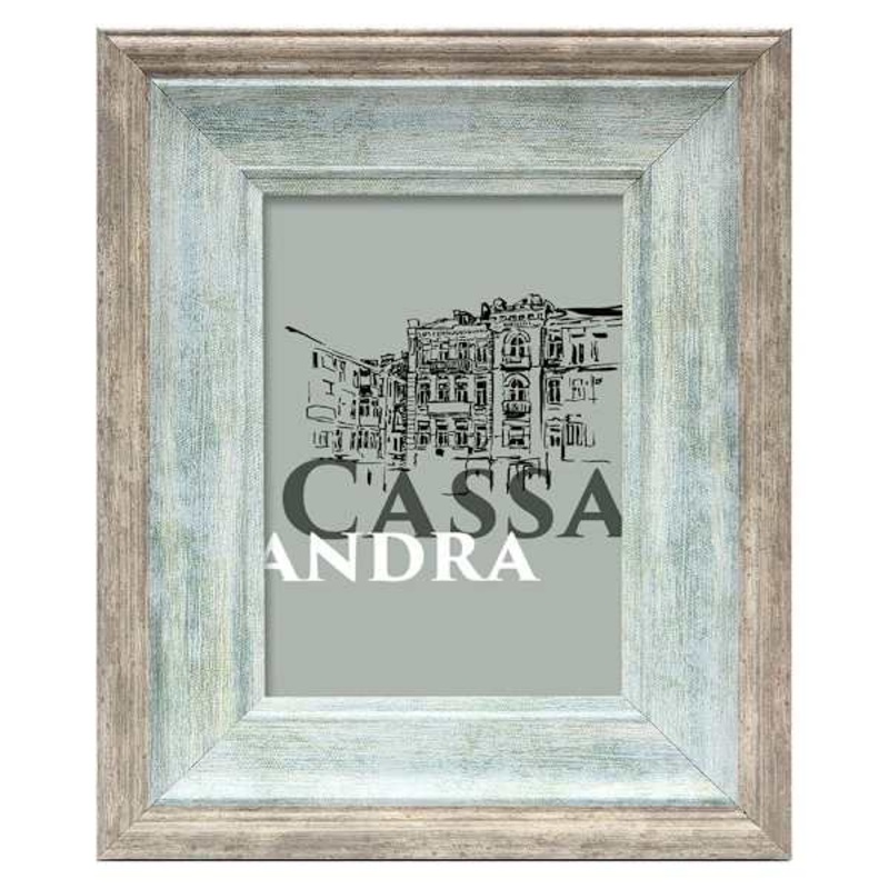 Cassandra Blue & Green Tabletop Picture Frame, 4×6