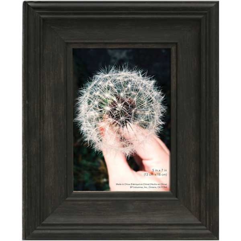 Cassandra Dark Walnut Tabletop Picture Frame, 5×7