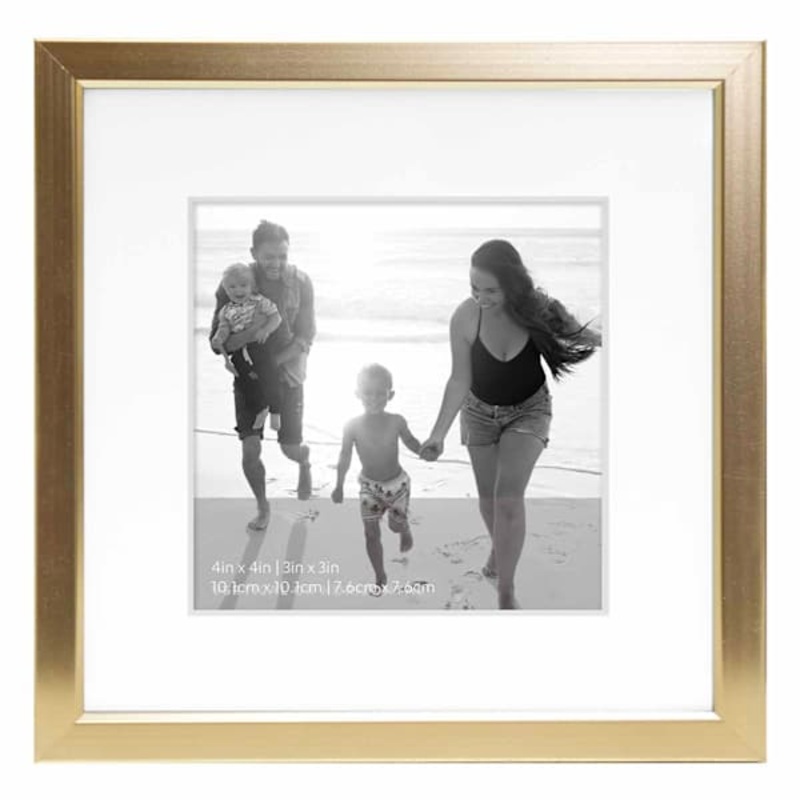 Champagne Aluminum Tabletop Picture Frame, 4″