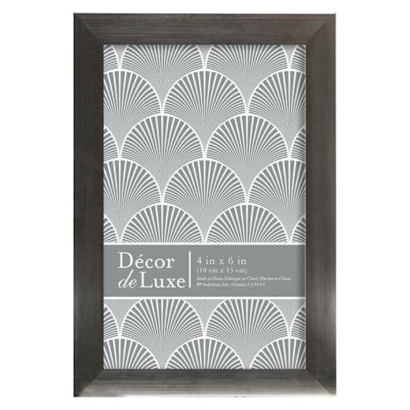 Chrome Tabletop Picture Frame, 4×6
