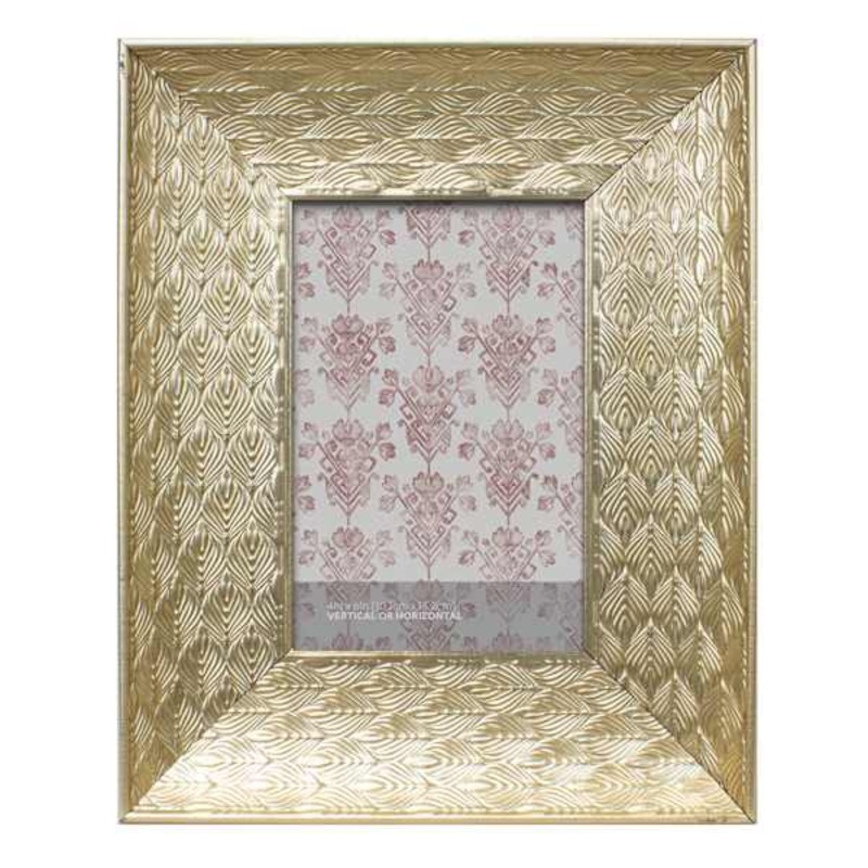 Crosby St. Metallic Gold Tabletop Picture Frame, 4×6
