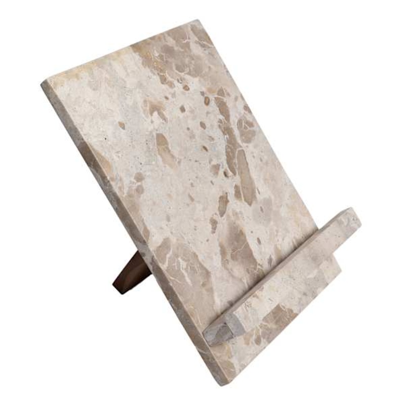 Leopard Marble Cook Book Holder, 12″