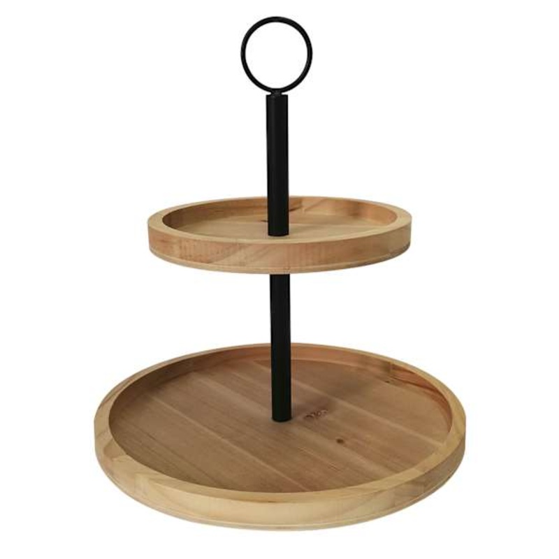 Two Tier Wooden Riser, 13″
