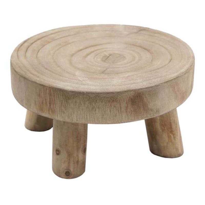 Ty Pennington Dark Brown Wood Riser, 4″