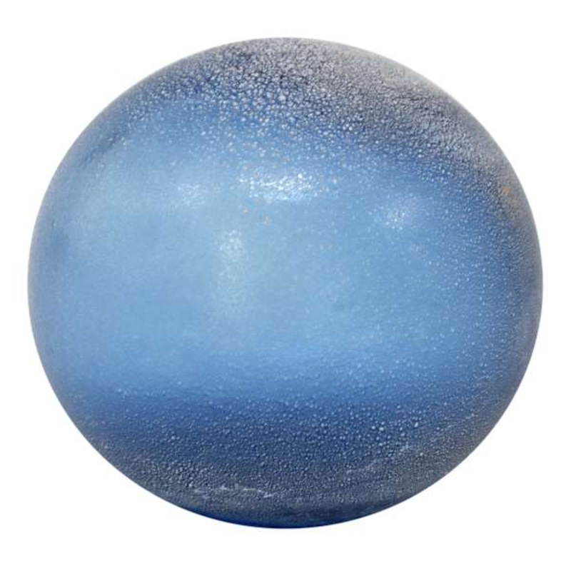 Ty Pennington Seascape Frosted Baby Blue Orb, 5″