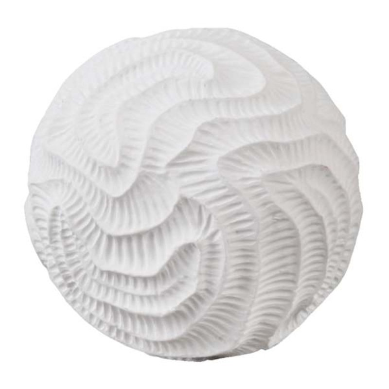 Ty Pennington White Coral Orb, 4″