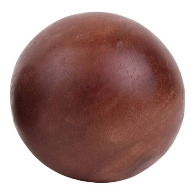 Walnut Wooden Orb, 3″