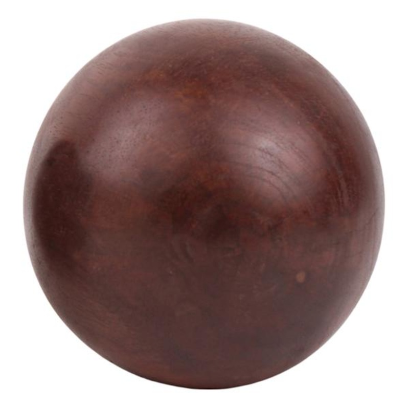 Walnut Wooden Orb, 4″