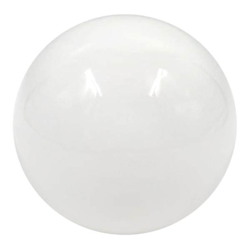 White Ceramic Sphere, 4.5″