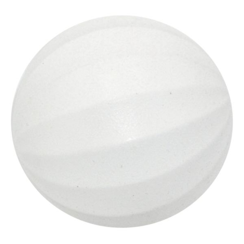 White Wood Decorative Ball, 4″