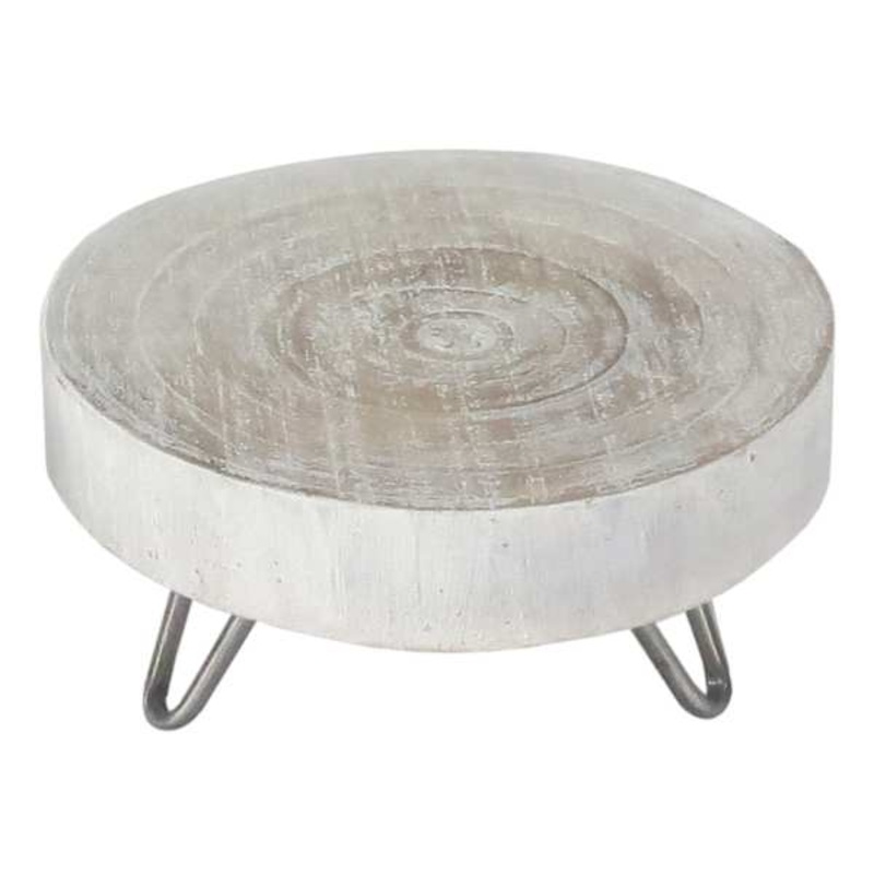 Whitewashed Wooden Riser, 9×4