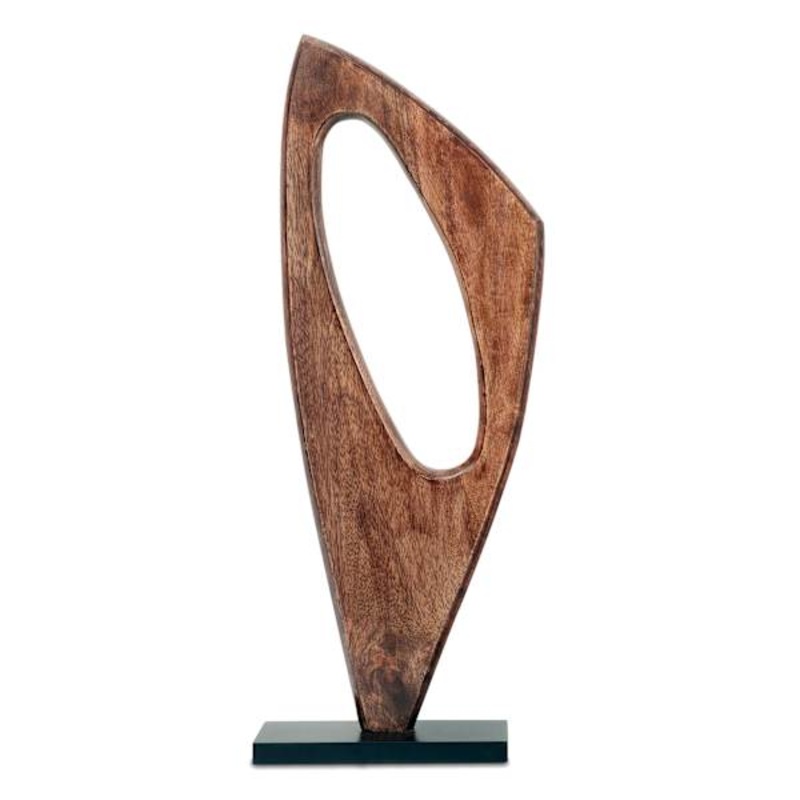 Abstract Wooden Figurine, 20.5″