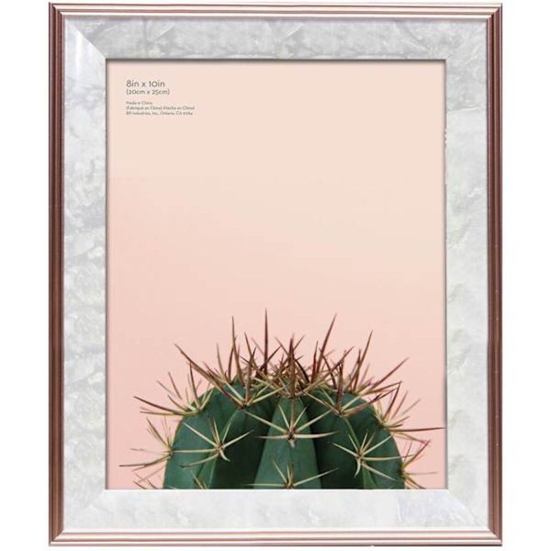 Foil Rose Gold Tabletop Picture Frame, 8×10